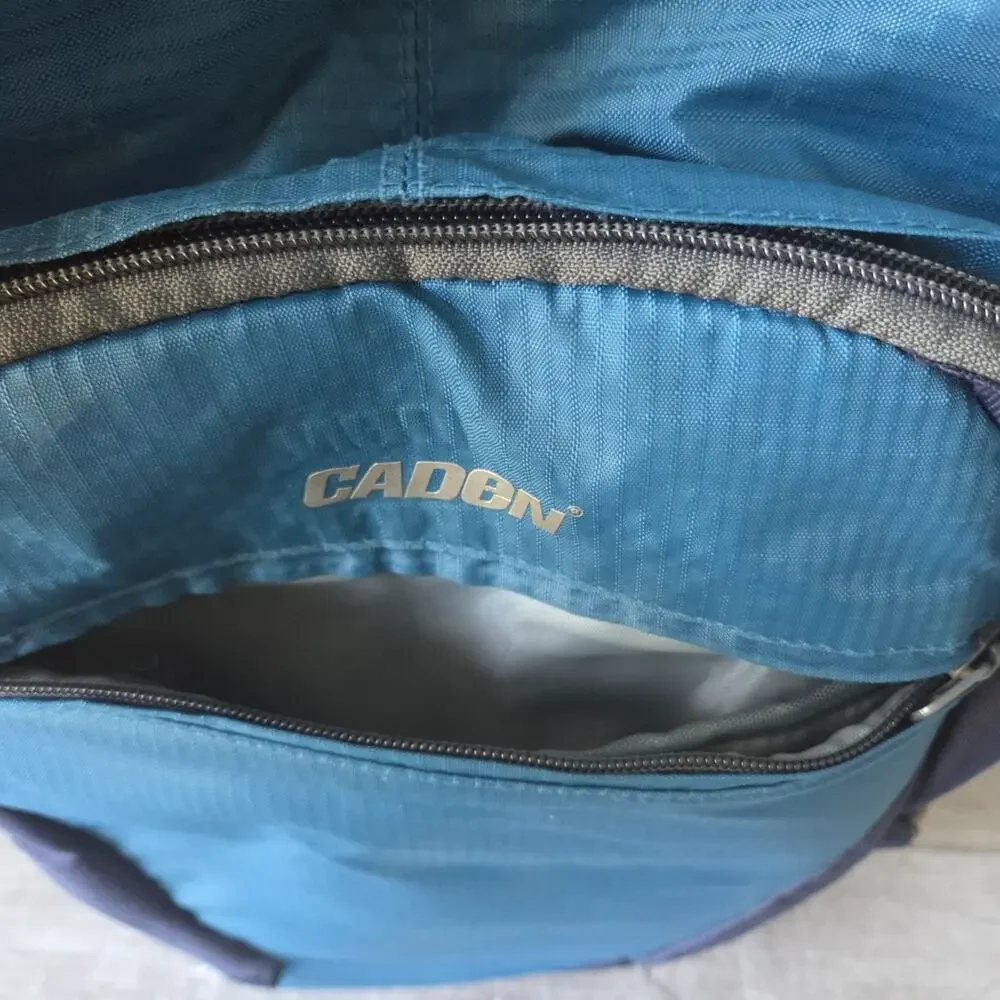 Caden Camera Backpack DSLR/SLR Bag Lightweight Padded Straps Blue Travel Outdoor